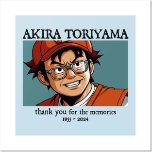 akira toriyama - fan art// RIP Legend Posters and Art